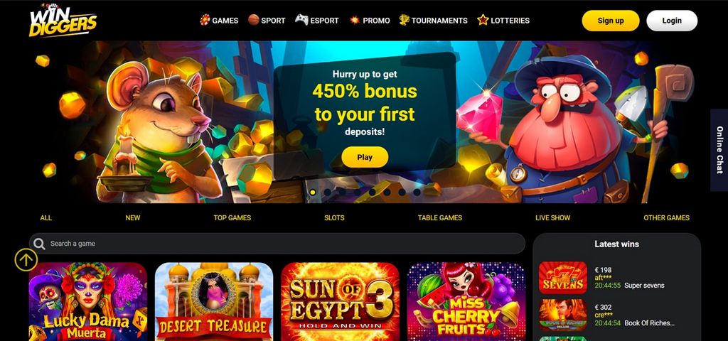Win Diggers Casino Site Reviews from Players